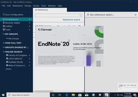 EndNote 20 Download For PC
