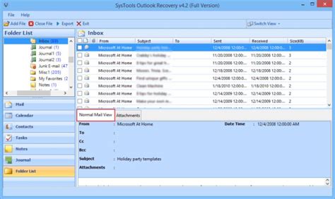 SysTools Outlook Recovery 9.1